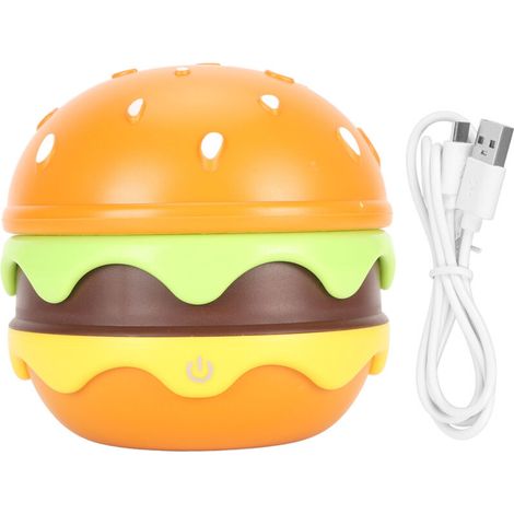 Eosnow Leselampe im Hamburger-Stil für Kinder, flexibler Schwanenhals, USB-Ladefunktion, warmes und sanftes Licht, Schreibtischlampe für Kinder, geeignet für Zuhause, Schule und Büro (1/4)