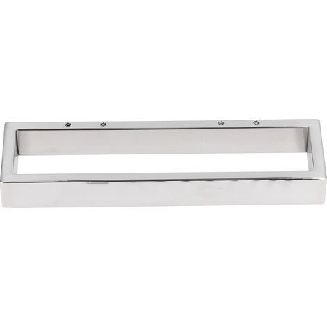 Porte-serviettes mural multifonctionnel en acier inoxydable 304, couleur brillante, antirouille, pour salle de bain et cuisine. (1/5)