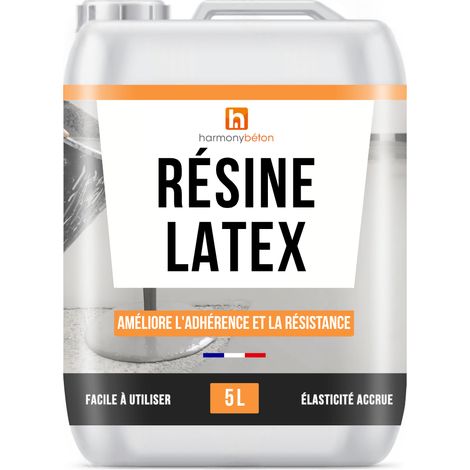 Résine d'accrochage pour béton et mortier - Résine Latex - 5 L - Harmony Béton