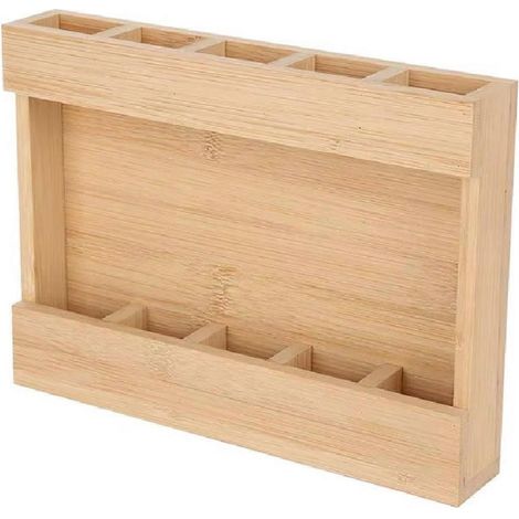 Aufbewahrungsorganizer aus Holz für Strohhalme, Besteckbehälter (1/5)