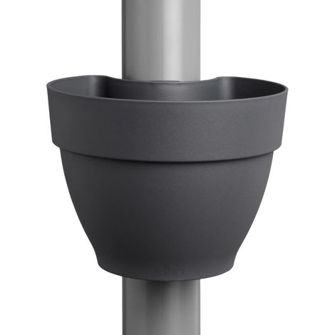 VASO VIBIA CAMPANA DRAINPIPE CLICKER 22CM ANTRACITE (1/4)