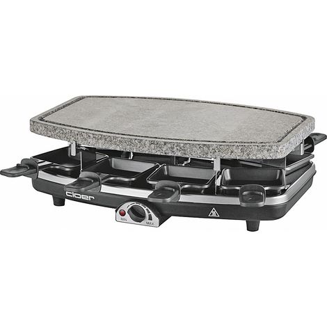 Raclette 6430 mit Naturstein 1100Watt schwarz