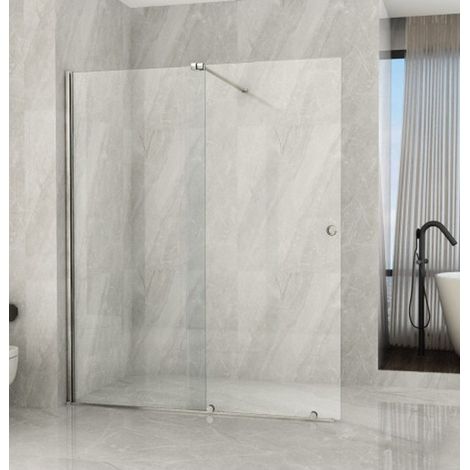 Parete Doccia Walk In 8 mm 100 120 140 160 180 Box Anta Scorrevole - Misura Box Walk In 120 (1/4)