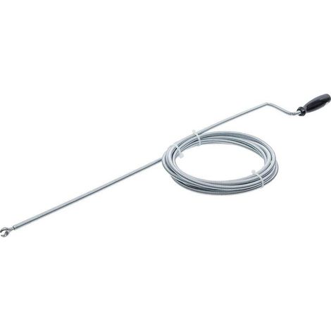 Furet de Plombier 3 m - Flexible et Robuste - Débouchage Efficace des Canalisations, Acier, Pro - D-Work (1/5)