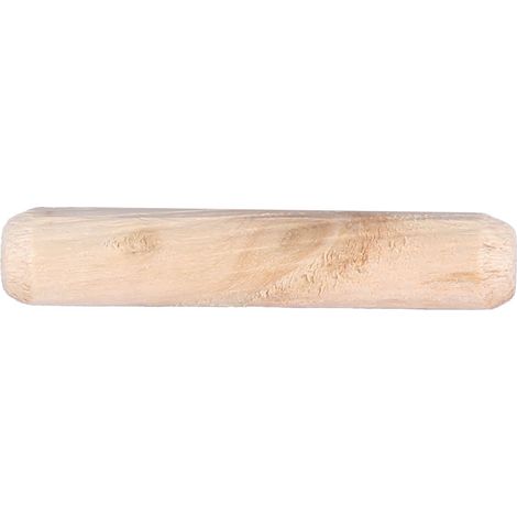 50 pièces de chevilles en bois cannelées rondes pour tiroirs d'armoires (M840) (1/5)