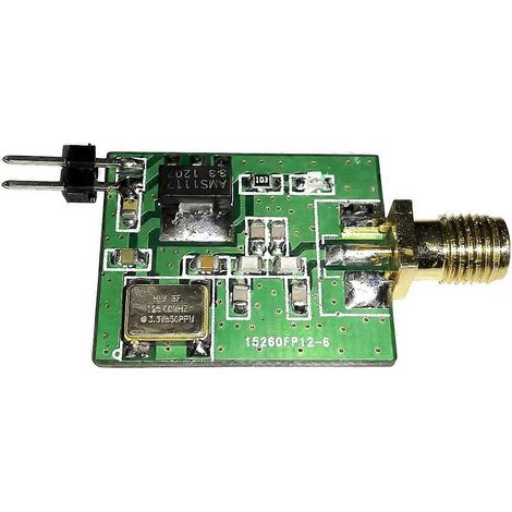 Source de signal RF 13dBm 20mW 125MHz pour radio amateur, amplificateur de puissance, filtre et générateur (1/5)