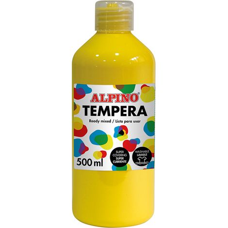 BOTE 500ML TEMPERA LIQUIDA ALPINO AMARIL DM010171