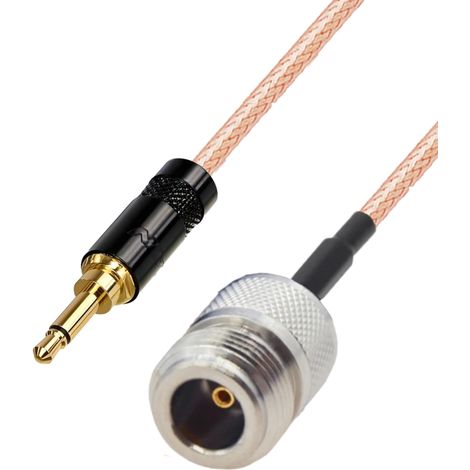 Cavo con connettore a treccia da 3,5 mm / presa N RG316, lunghezza 20 cm