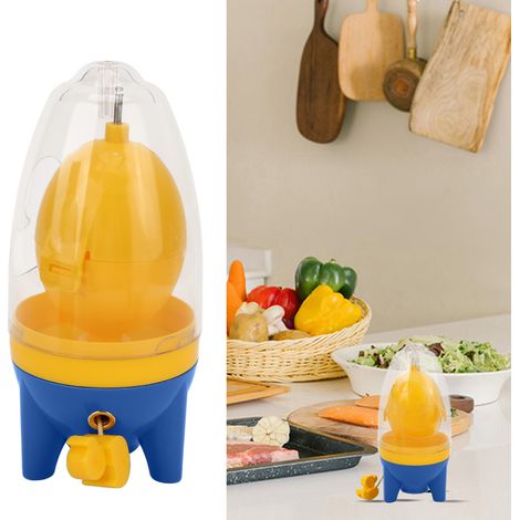 Goldener Eierschüttler, Haushalts-Eiweißmixer, manueller Eierschüttler (blau) (1/5)