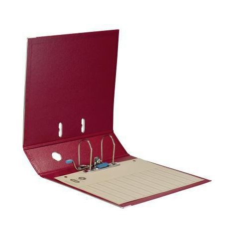 ELBA Ordner ELBA rado plast 80mm DIN A4 Werkstoff: Pappe Material der Kaschierung außen:PVC Material der Kaschierung innen: PVC rot (1/4)