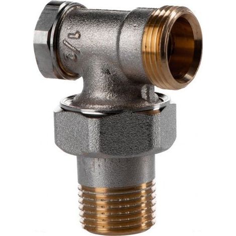 Vanne d'arrêt comap angle return valve mémoire laiton 15 cm