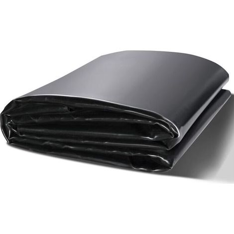 Bâche pour bassin 3x4m – Revêtement EPDM 0,2mm – Résistant aux UV et à la déchirure – Flexible et pliable pour étangs à poissons (1/5)