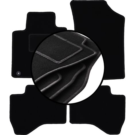Komplettset Veloursmatten für: Peugeot 107 Schrägheck (2005-2014)