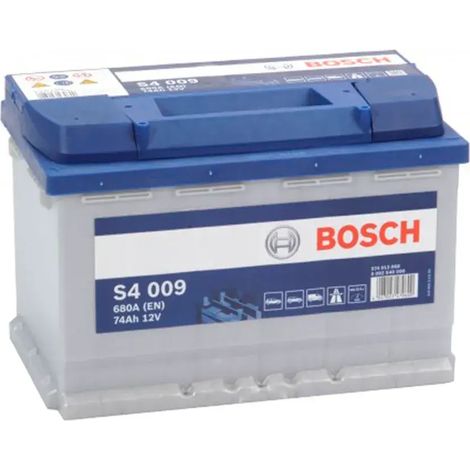 Batería de coche 74 Ah 680 A EN Bosch S4009 + Izquierda