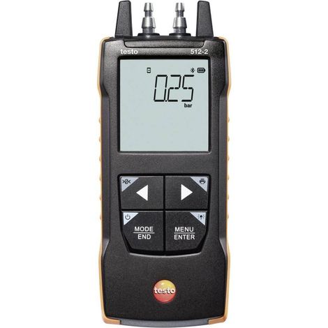 Testo 512-2 manómetro digital negro precisión 0-2000 hPa
