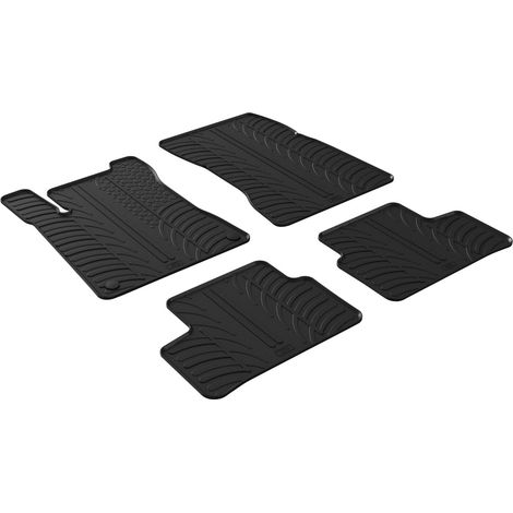 Set tappeti su misura in gomma - compatibile per Mercedes Classe A 5p (06/1809/22) - Mercedes Classe B (02/1909/22) - Mercedes GLA (04/2005/23) - Mercedes Classe A 5p (10/22) - Mercedes Classe B