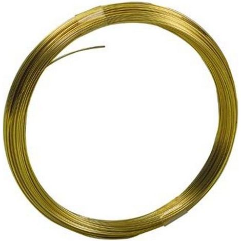 VIGOR-BLINKY FILo Per Fiori Ottone Cotto 20 Matasse da Gr.50 Mm. 0,6 colore Giallo