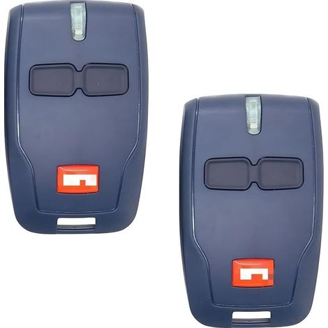 2 x 433 MHz Télécommande pour ouverture de portail BFT, Remplacement de la télécommande BFT Mitto 2, Clé à attache pour portail garage 2 voies avec attache clé, compatible avec MITTO B RCB02 12 V élec (1/5)