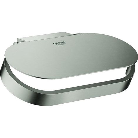 Portarrollos Grohe SELECTION con tapa de grafito duro cepillado