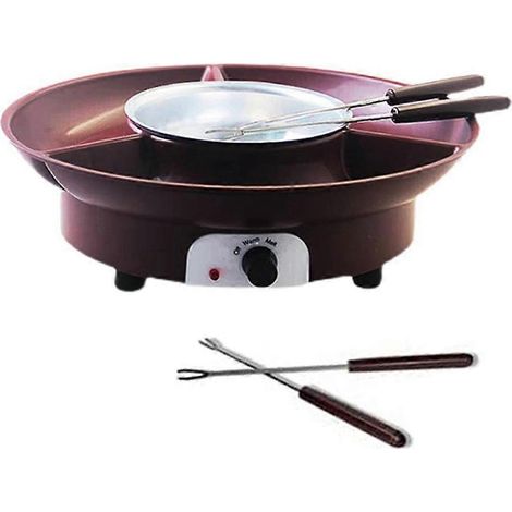 Fondue pot lot électrique chocolat Fondue machine UE prise (1/5)