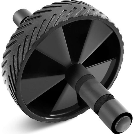 Roue abdominale, appareil de fitness pour le renforcement du tronc avec poignées antidérapantes, équipement d'exercice pour les abdominaux, appareil de musculation abdominale pour salle de sport à dom (1/3)