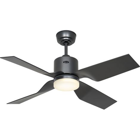 Ventilador de techo ECO VENTOS IP44 102 gris basalto WiFi con luz
