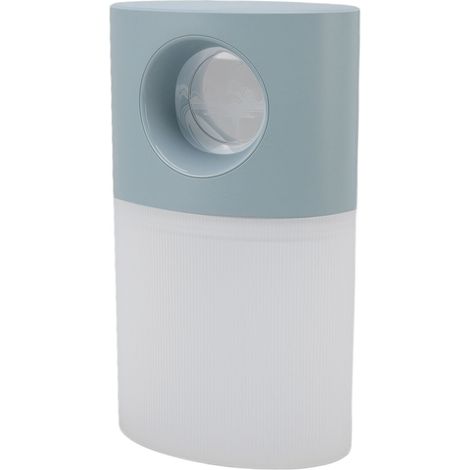 Leiser, tragbarer Mini-Luftbefeuchter mit USB-Anschluss, 350 ml, blau, mit Nachtlicht, für Zuhause oder Büro (1/5)