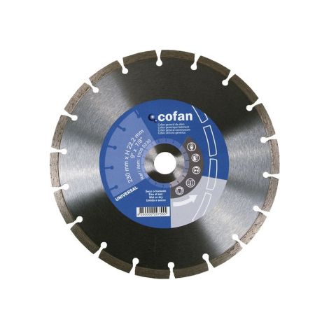 Discos de Diamante General de obra universal base                          115 mm                                H-7mm (1/2)