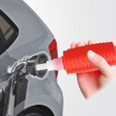 Pompe à siphon manuelle portative pour transfert d'huile, carburant et liquide, tuyau d'aspiration d'huile pour voiture (1/5)