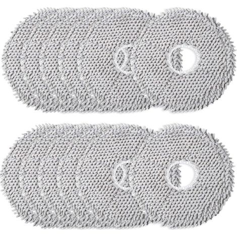 Lot de 12 serpillères en microfibre Accessoires pour robot aspirateur Lavables Accessoires pour Dreame L10s Ultra/L10 Ultra/L20 Ultra/L10s Pro Ultra Heat (1/4)