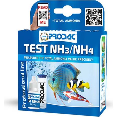 Prodac Prodactest test per controllo livelli ammoniaca in acquario (1/3)