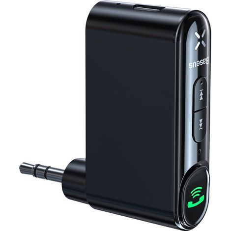 Trasmettitore Bluetooth per auto con mini jack AUX da 3,5 mm, edizione per il mercato estero, colore nero. (1/5)