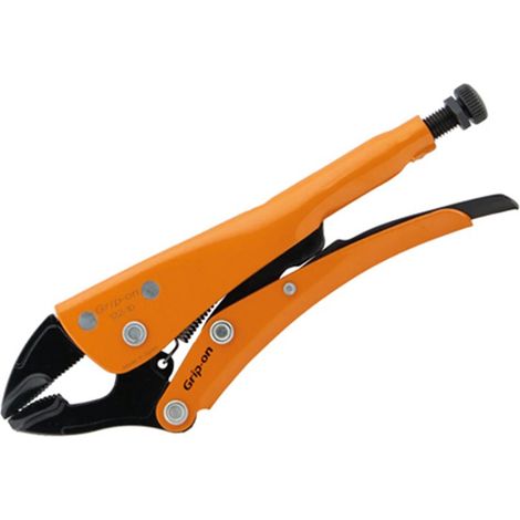 Pince GRIP-ON avec mâchoires fendues de 238 mm, construction robuste et adaptable aux profils. (1/2)
