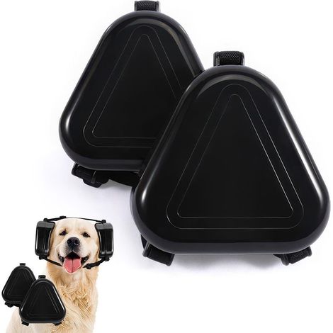 Casque antibruit pour chiens, casque réglable, pour protéger l'ouïe de votre chien pendant les orages, la chasse, les voyages, la conduite et les sports motorisés. (1/5)
