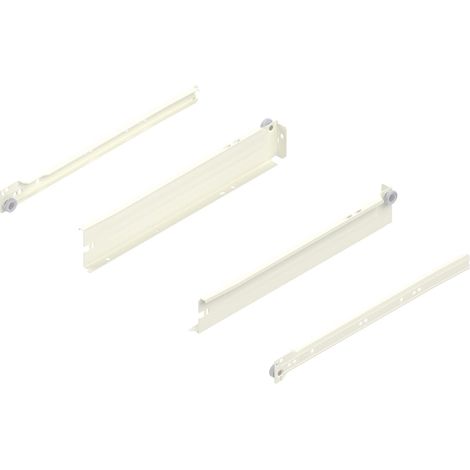 BLUM METABOX N Zarge 320 Schraubversion, Teilauszug, NL 350, Cremeweiß