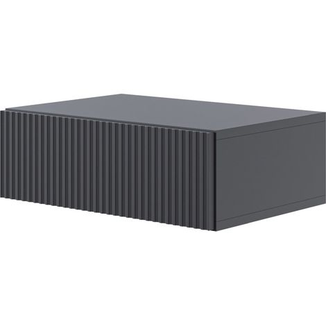 Selsey Veldio - Comodino sospeso - 50 cm - nero (1/5)