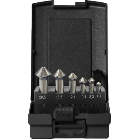 Projahn Kegelsenker-Set 5 Schneiden HSS-G 6-tlg. (1/2)