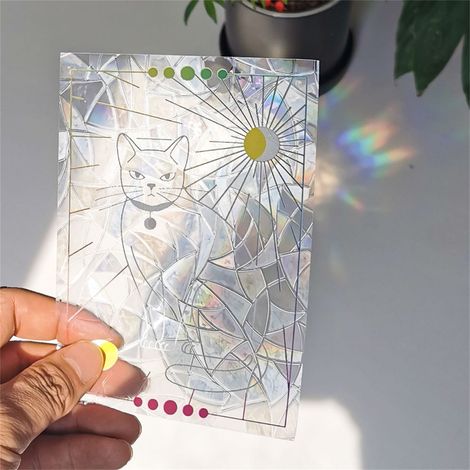 Suncatcher - Film Pour Vitre En Pvc - Décoration De Fenêtre Intérieure - 1 Pièce (1/5)