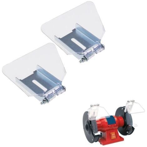 Visière de Meuleuse d\\'établi Compatible avec Meuleuses d\\'établi Type 125/150 Machine de Fixation Bouclier d\\'outil Boîtier Antirouille en Acier Inoxydable (1/5)