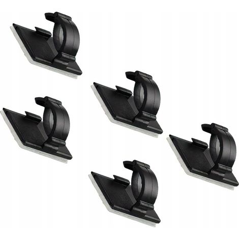 Clips de montaje autoadhesivos para cables 19x14 mm 5 unidades Kraft&Dele (1/5)