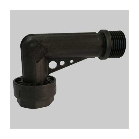 RACCORDO CURVO IN PLASTICA MF C/BOCCHETTONE - 1"