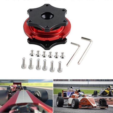 Base de volant à dégagement rapide pour voiture de course, moyeu de volant à démontage rapide (1/4)