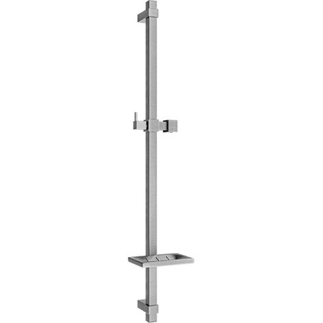 Mexen DQ barra de ducha con jabonera 80 cm, grafito - 79381-66 (1/2)