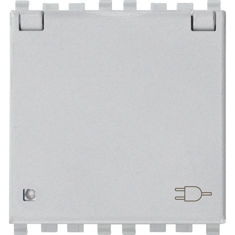 VIMAR - 20208.CN SICURY Steckdose 2P+E 16A DE + Abdeckung. Weiter