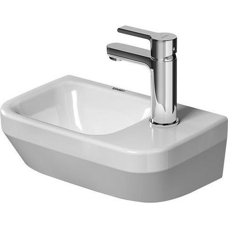 Duravit DURASTYLE lavabo 360x220mm senza troppopieno con piano rubinetteria 1 foro rubinetto bianco