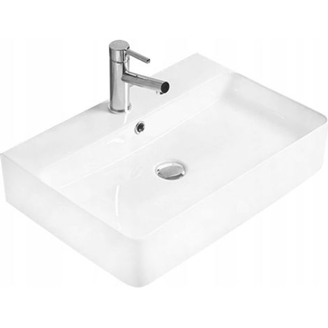 Mexen Benita Aufsatzwaschbecken 60 x 41 cm, Weiß - 21396000 (1/2)