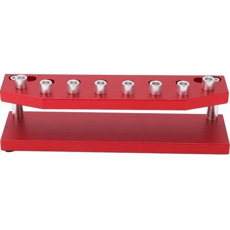 Support de tournevis 8 trous en alliage d'aluminium, support de rangement pour pincettes, support léger pour atelier de réparation (1/5)