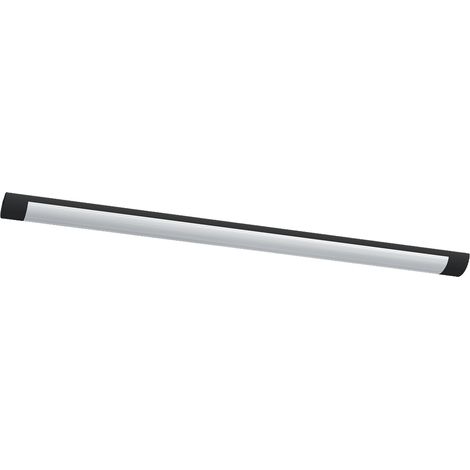 Plafoniera a LED nera da 27W con struttura a barra. (1/4)