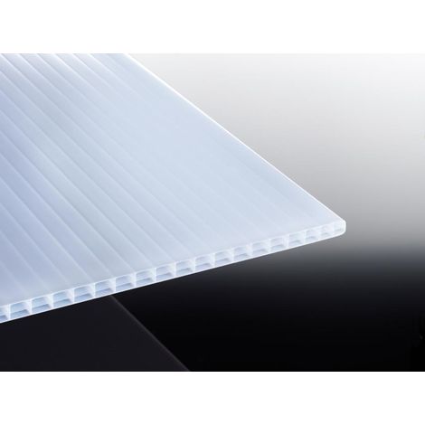 PC-Stegdreifachplatte 16 mm 1200 x 7000 mm weiß-opal