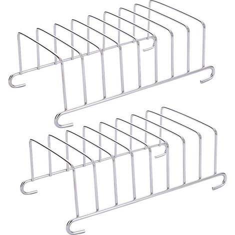 Lot de 2 grilles pour friteuse à air chaud, support à pain pour friteuse électrique, ustensiles de cuisine, accessoires pour friteuse à air chaud (1/2)